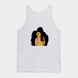 Sunflower girl Tank Top